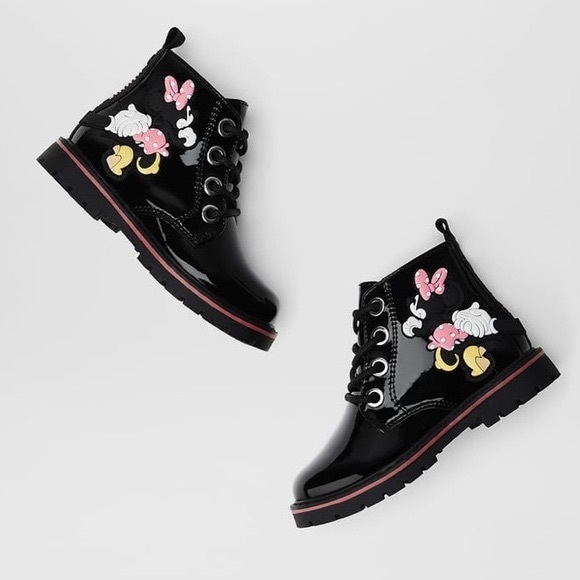 Zara Shoes Zara Disney Minnie Mouse Boots Poshmark